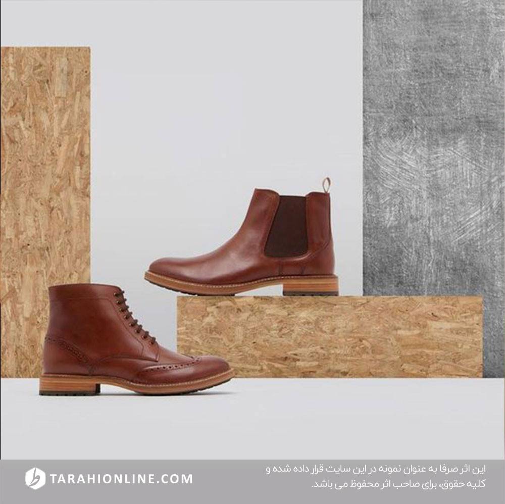 عکاسی از کفش چرمی 2